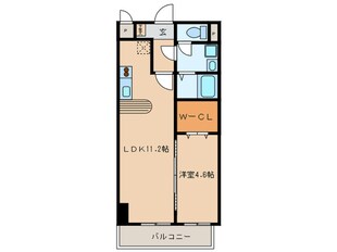 フォレシティ新栄の物件間取画像